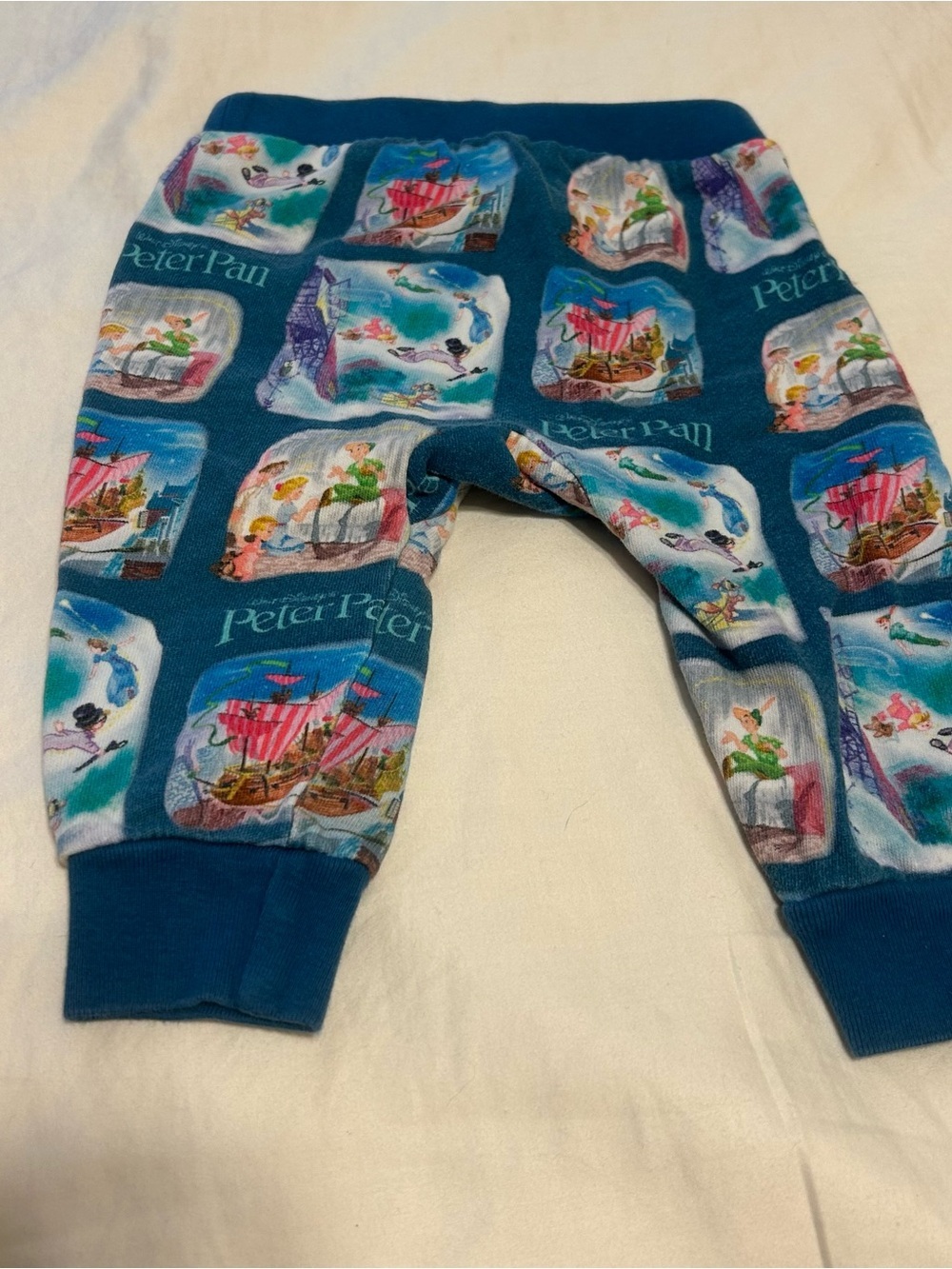 Rare Disney Baby Peter Pan Pants Size 9-12Months Vtg Design - Picture 5 of 7